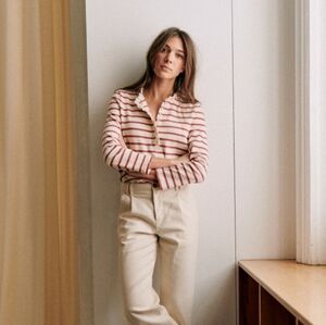 Sezane Gaël Marinière Vintage Blue   L